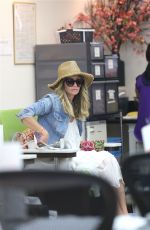 REBECCA GAYHEART at a Nail Salon in Los Angeles 06/16/2016