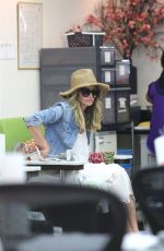REBECCA GAYHEART at a Nail Salon in Los Angeles 06/16/2016