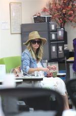 REBECCA GAYHEART at a Nail Salon in Los Angeles 06/16/2016