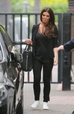 REBEKAH VARDY Leaves ITV Studios in London 06/10/2016