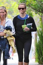 REESE WITHERSPOON Leaves a Gym in Brentwood 06/06/2016