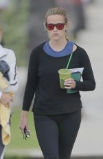 REESE WITHERSPOON Leaves a Gym in Brentwood 06/06/2016