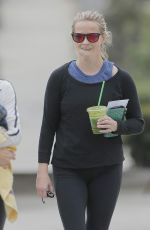 REESE WITHERSPOON Leaves a Gym in Brentwood 06/06/2016