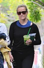REESE WITHERSPOON Leaves a Gym in Brentwood 06/06/2016