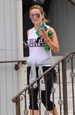 REESE WITHERSPOON Leaves a Gym in Los Angeles 06/24/2016