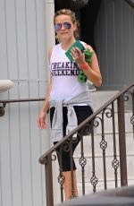 REESE WITHERSPOON Leaves a Gym in Los Angeles 06/24/2016