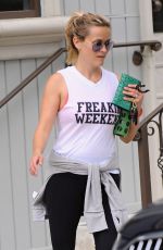 REESE WITHERSPOON Leaves a Gym in Los Angeles 06/24/2016