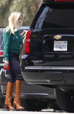 REESE WITHERSPOON on the Set of 