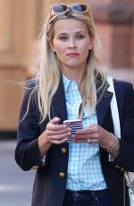 REESE WITHERSPOON Out Shopping in New York 06/14/2016