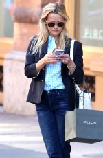 REESE WITHERSPOON Out Shopping in New York 06/14/2016