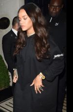 RIHANNA at Tramps Nightclub in London 06/30/2016