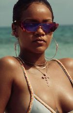 RIHANNA in Bikiini at a Beach in Barbados, Instagram Pictures