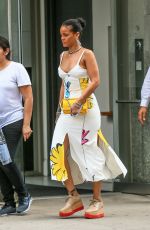 RIHANNA Out and About in New York 05/31/2016