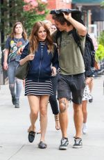 RILEY KEOUGH and Ben Smith-Peterson Out in New York 06/23/2016