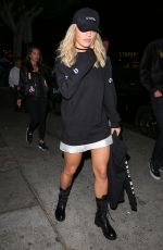 RITA ORA at Warwick Nightclub in Hollywood 06/01/2016