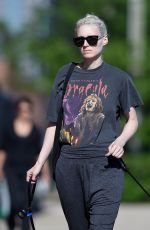 ROONEY MARA Walks Her Dogs Out in New York 06/06/2016