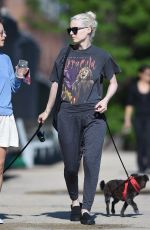 ROONEY MARA Walks Her Dogs Out in New York 06/06/2016