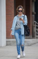 ROSE BYRNE in Jeans Oit in New York 06/29/2016