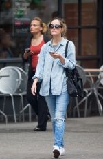 ROSE BYRNE in Jeans Oit in New York 06/29/2016