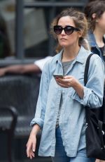 ROSE BYRNE in Jeans Oit in New York 06/29/2016