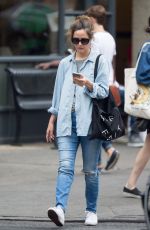 ROSE BYRNE in Jeans Oit in New York 06/29/2016