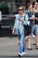 ROSE BYRNE in Jeans Oit in New York 06/29/2016