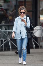 ROSE BYRNE in Jeans Oit in New York 06/29/2016