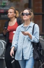 ROSE BYRNE in Jeans Oit in New York 06/29/2016