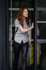 ROSE LESLIE Leaves BBC Breakfast Studios in Manchester 06/10/2016