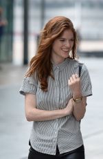 ROSE LESLIE Leaves BBC Breakfast Studios in Manchester 06/10/2016