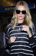 ROSIE HUNTINGTON-WHITELEY at Los Angeles International Airport 06/22/2016