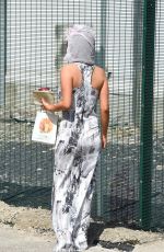 ROXANNE PALLETT on the Set of 