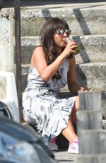 ROXANNE PALLETT on the Set of 