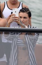 RUBY ROSE at a Boat in Miami Beach 06/05/2016