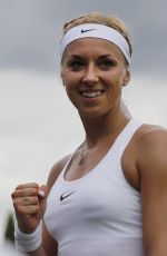 SABINE LISICKI at 1st Round at Wimbledon Tennis Championships in London 06/27/2016