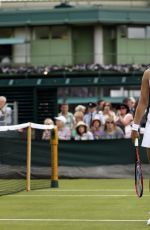 SABINE LISICKI at 1st Round at Wimbledon Tennis Championships in London 06/27/2016