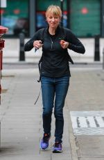 SARA COX Leaves BBC Radio 2 Studios in London 06/02/2016