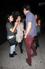 SARAH HYLAND Leaves Nice Guy in West Hollywood 06/24/2016