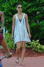 SHANINA SHAIK at 5th Street Gym in Miami Beach 06/01/2016