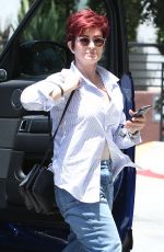 SHARON OSBOURNE Arrives for a Body Therapy Session at Touch Massage in Beverly Hills 06/03/2016