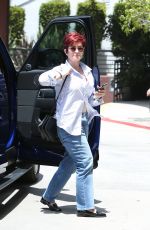 SHARON OSBOURNE Arrives for a Body Therapy Session at Touch Massage in Beverly Hills 06/03/2016