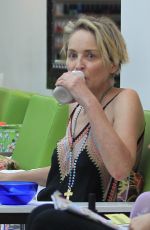 SHARON STOEN at a Nail Salon in Beverly Hills 06/28/2016