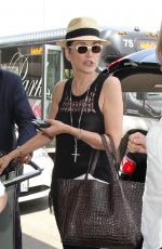 SHARON STONE Arrives at Los Angeles International Airport 06/03/2016