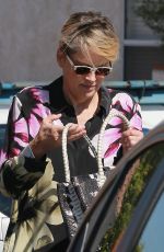 SHARON STONE at Ramirez Tran Salon in Beverly Hills 06/02/2016