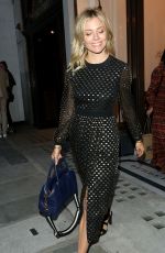 SIENNA MILLER Leaves Wendy Rowe Book Launch Party at Burberry Store in London 06/21/2016