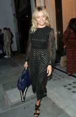 SIENNA MILLER Leaves Wendy Rowe Book Launch Party at Burberry Store in London 06/21/2016