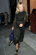 SIENNA MILLER Leaves Wendy Rowe Book Launch Party at Burberry Store in London 06/21/2016