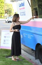 SOPHIA BUSH  at a Lactaid Ice Cream Pop-up Milk Bar in Los Angeles 06/07/2016