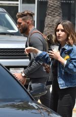SOPHIA BUSH Out for Coffee with Friend in Wes Hollywood 
