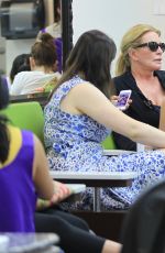 SOPHIE SIMMONS at a Nail Salon in Beverly Hills 06/24/2016